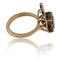 Bague 55 Bague en or rose, quartz fumé Lily 6,22 ct, diamants naturels 58 Facettes AG-2X21314P