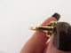 Bague 51 bague marguerite victorienne t51 sertie diamants 1.21ct saphir or jaune 18k 58 Facettes 270500
