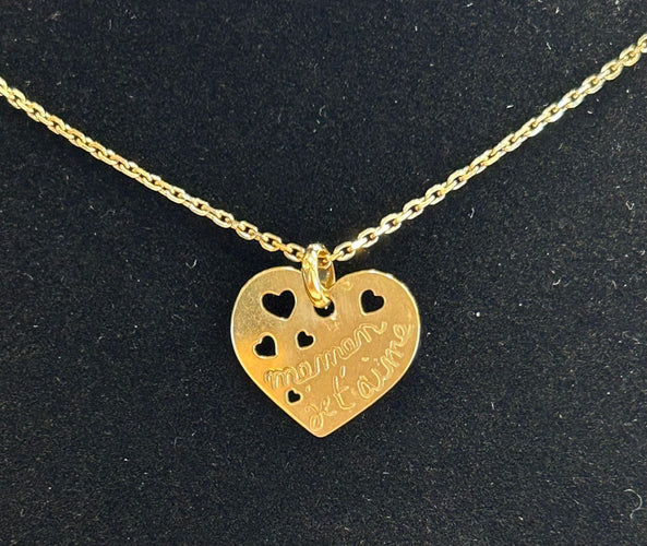Pendentif Pendentif maman je t'aime 58 Facettes LP55/3