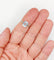 Bague 53 Bague cocktail art déco or blanc aigue marine 58 Facettes A05346
