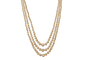Collier perles de culture et fermoir en diamants 58 Facettes