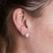 Boucles d'oreilles Puces d'oreilles perles de cultures Akoya, or 58 Facettes