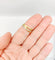Bague 56 Bague alliance entremêlée trois or 18k finement ciselée à motifs de croisillons vintage 58 Facettes A04788