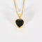 Collier Collier cœur en or jaune et saphir 58 Facettes LP1268-1292/BE15