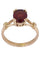 Bague 52 BAGUE MODERNE GRENAT 58 Facettes 088121