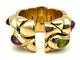 Bague 52 CHOPARD. Collection "Casmir", bague or jaune 18K et pierres de couleur 58 Facettes