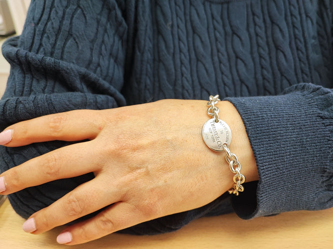 Bracelet Bracelet Tiffany & Co en argent 58 Facettes TIFFY-BRAC-1637