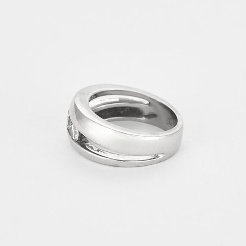 Bague 48 Joïa - Bague en or gris et diamants 58 Facettes GU206