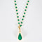Pendentif UN PENDENTIF GOUTTE EMERAUDE 58 Facettes 36300020