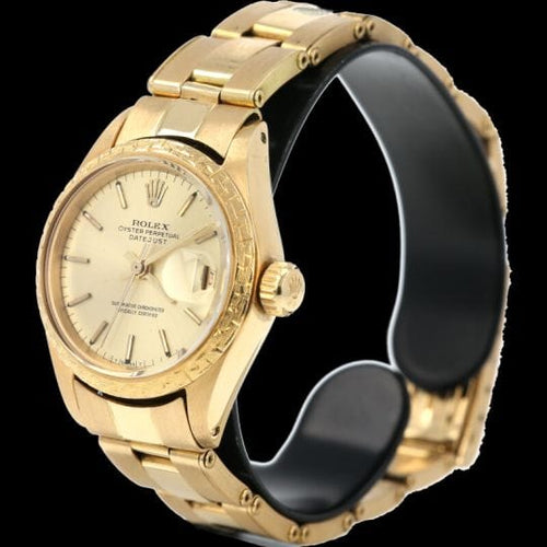 Montre Rolex Montre Lady-Datejust 26 Or Jaune 18K 58 Facettes MT41556