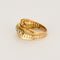 Bague 58.5 Bague bandeau or jaune et diamants 58 Facettes SQU3184
