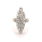 Bague 55 Bague vintage Or rose platine & Diamants 58 Facettes