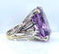Bague 60 DIOR - Bague or blanc, grand modèle MISS DIOR, améthyste et diamants 58 Facettes AB638