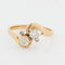 Bague 56 Bague or Jaune - Diamants 58 Facettes RÉF 5017/18
