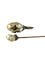 Broche Epingle de Jabot en Or, Argent, Soufflure de Perles, Diamants, Rubis et émeraude 58 Facettes