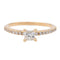 Bague 53 Bague Solitaire Or rose Diamant 58 Facettes 578722RV