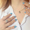 Bague Bague Vintage carrée - Diamants 0,44 carat - Or gris 18 K et platine 58 Facettes AA 1697