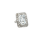 Bague 51 Bague or blanc oxyde de zirconium et diamants 58 Facettes 1.0000076/3
