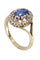 Bague 53 Bague marguerite saphir et diamants 58 Facettes 086351