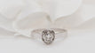 Bague 53.5 Bague Solitaire En Platine Et Diamant 58 Facettes 30482
