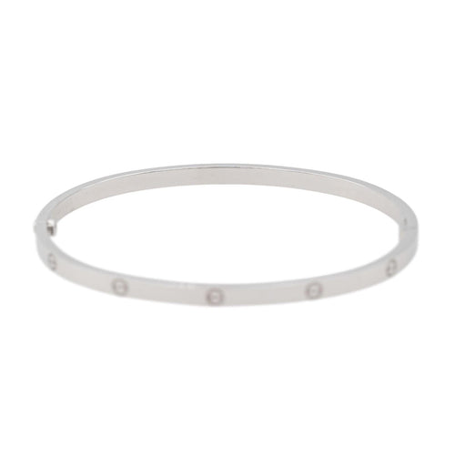 Bracelet Bracelet Cartier Jonc Love Or Blanc 58 Facettes 3883326CN