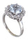 Bague 57 Bague ancienne aigue-marine et diamants 58 Facettes 086791