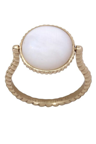 Bague 53 DIOR - BAGUE "ROSE DES VENTS" OR JAUNE NACRE 58 Facettes 084041