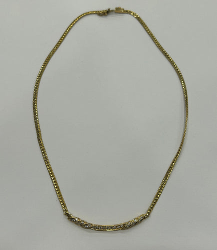 Collier Collier or jaune Cobra diamanté 58 Facettes LP891/9