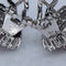 Boucles d'oreilles Boucles d'oreilles diamants rubis or blanc 58 Facettes