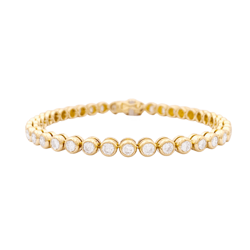 Bracelet Bracelet ligne, diamants en serti clos. 58 Facettes 34610