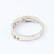 Bague 56 Alliance - Bague alliance en or blanc 18k et diamants 58 Facettes 130023