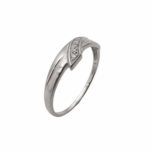 Bague 57 Bague en or blanc & diamants 58 Facettes