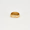 Bague 57 Bague or jaune bombée 58 Facettes LP243