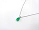 Collier Collier pendentif or blanc, émeraude et diamant 58 Facettes Pend.Emer.FA.51