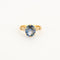 Bague 50.5 Solitaire Saphir 58 Facettes LP470/15