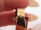Bague 50 bague tank art deco sertie diamants 1.1ct rubis t50 en or jaune platine 8gr 58 Facettes 269295