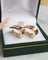 Boucles d'oreilles Boucles créoles ovales or jaune 58 Facettes 686