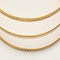 Bracelet Bracelets or jaune et blanc diamantés 58 Facettes LP814/2