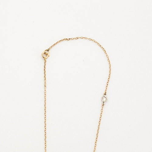 Collier Collier or jaune Pendentif Cristal de roche 58 Facettes 1589