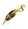 Broche HERMES7GEORGES LENFANT. Broche vintage or jaune 18K 58 Facettes