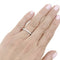Bague 54 Alliance Messika, "Emotion" or blanc et diamants. 58 Facettes 34889