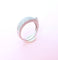 Bague 55 GUY LAROCHE - Bague Ceinture Diamants Or Blanc 58 Facettes AA 1645