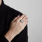 Bague 56 Bague diamants et perle 58 Facettes 2551