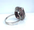 Bague 49 Bague en or blanc, tourmaline rose et diamants 58 Facettes AB613