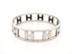 Bracelet bracelet HERMES rondo ash h rotatifs 20cm acier paladie & laque noir 58 Facettes 264585