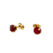 Boucles d'oreilles Boucles d'Oreilles Or jaune et rubis 58 Facettes INV020