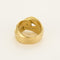 Bague 51,5 Bague en or jaune à motif noeud stylisé ciselé 58 Facettes MON1102