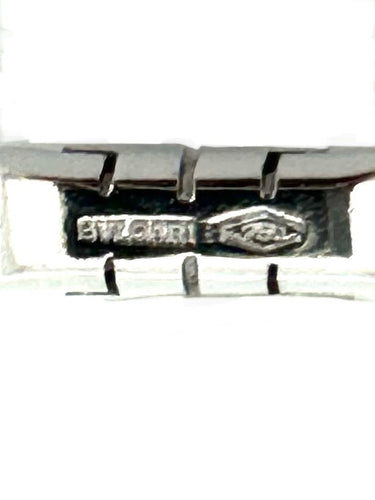 Bracelet BVLGARI. Collection "Parentesi", bracelet or blanc 18K 58 Facettes