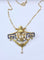 Broche Broche en or jaune 18 carats, ange, émail, diamants et perle. 58 Facettes AB557