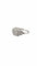Bague 53 Bague style art déco en or blanc 18 carats et diamants 58 Facettes
